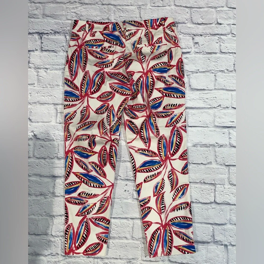J. Crew Women's Patterned Skimmer Pant. Size 8